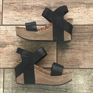 Pierre Dumas Hester Wedges  Black Size 7